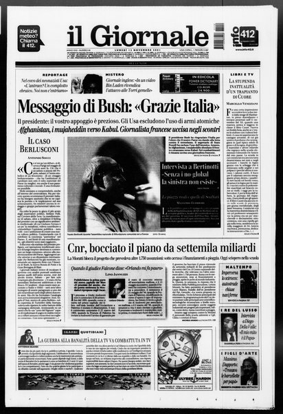 Il giornale del lunedi